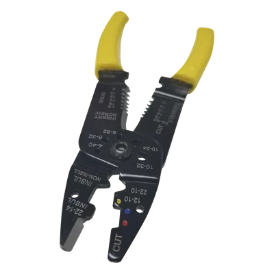 Pinza Multifuncional / 8.5 in / Pelacables 10-22 AWG / Cortador 3mm / Plegador Terminales