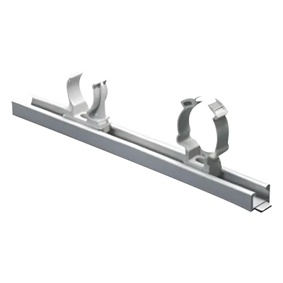 Canaleta Unicanal / PVC Auto-extinguible / 0 Halógenos / 20 cm (7.9 in) / RAL 7035 / Anti-choques