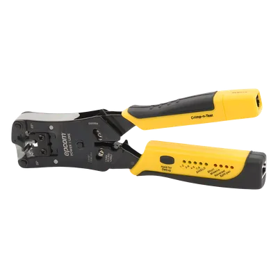Pinza Pelacables/ Probador UTP-STP/ Cat 3-5-6/ RJ45-RJ11-RJ22/ 0.38 x 0.95 pies