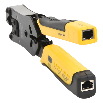 Pinza Pelacables/ Probador UTP-STP/ Cat 3-5-6/ RJ45-RJ11-RJ22/ 0.38 x 0.95 pies