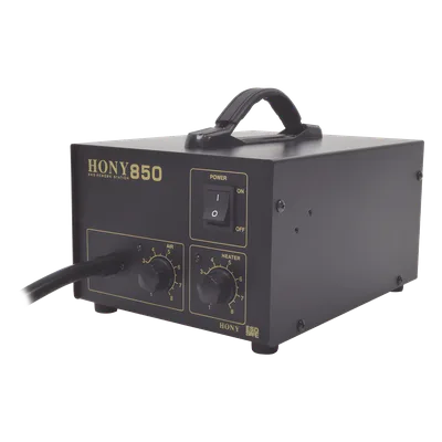 Estación de Soldadura SMD / Aire Caliente 20W / Flujo 23 L/min / 4 Boquillas / Diseño Antiestático