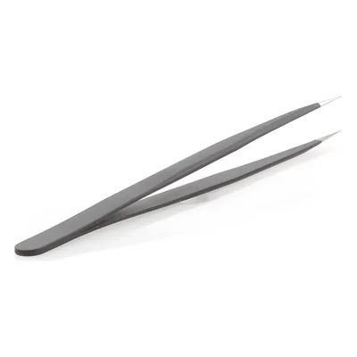 Pinzas Antiestáticas / Acero Inoxidable / Mango Esbelto / Punta Afilada / 14 cm (5.5 in) / 14 g / SMD y Semiconductores