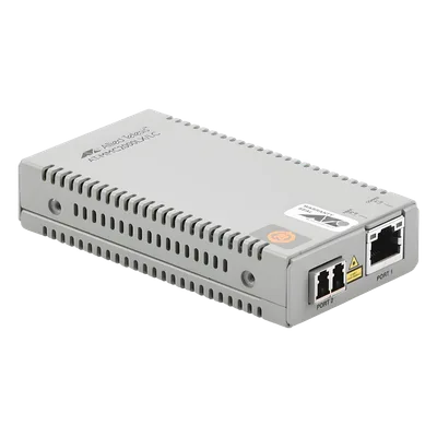 Convertidor de medios / Gigabit Ethernet a fibra óptica / LC monomodo / 10 km / TAA / 10/100/1000 Mbps