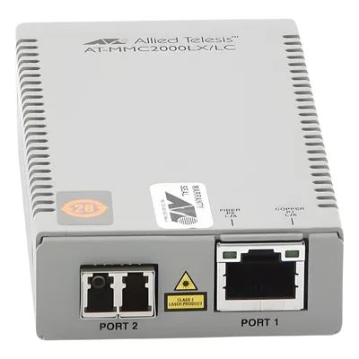 Convertidor de medios / Gigabit Ethernet a fibra óptica / LC monomodo / 10 km / TAA / 10/100/1000 Mbps