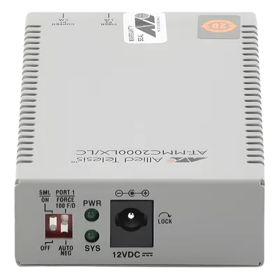 Convertidor de medios / Gigabit Ethernet a fibra óptica / LC monomodo / 10 km / TAA / 10/100/1000 Mbps