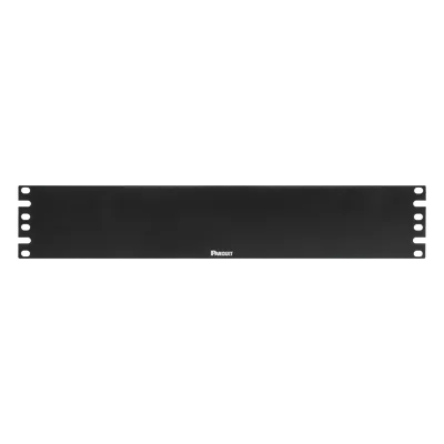 Tapa Ciega para Rack / 19 Pulgadas / 2 UR / Acero 16 ga / Diseño Plano / 482.6 x 43.7 mm