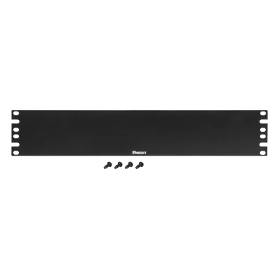 Tapa Ciega para Rack / 19 Pulgadas / 2 UR / Acero 16 ga / Diseño Plano / 482.6 x 43.7 mm