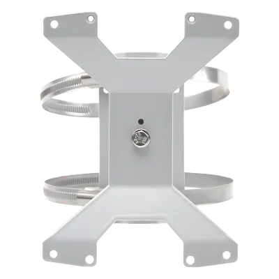 Kit de Montaje en Poste / Ajustable / Aluminio RAL 9006 / Postes 133 mm / 350 g