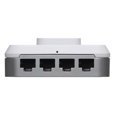 Access Point In Wall HD MU-MIMO 4x4 Wave 2 con 5 puertos (1 PoE entrada 802.3af/at PoE+, 1 PoE salida 48V y 3 Ethernet Passthrough) antena Beamforming, ideal para suites