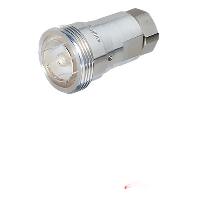Conector RF Coaxial / DIN 7-16 Hembra / Cable 1/2" / IP68 1 m (3.3 ft) / Auto-Expandible / 50 Ohm / DC-7500 MHz