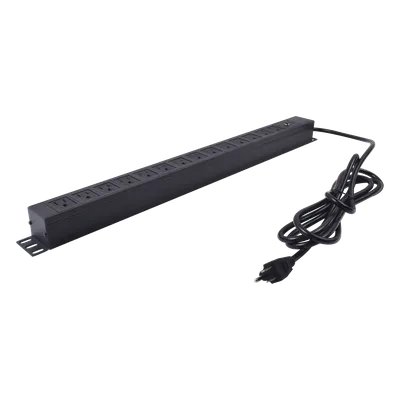 PDU Vertical / 14 Tomas NEMA 5-15R / 125 V Monofásico / Montaje en Rack 650 mm (25.6 in) / Cable 1.90 m (6.2 ft)