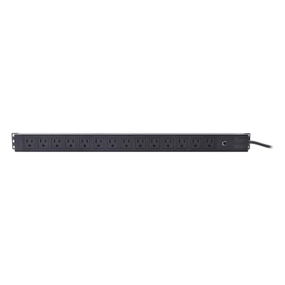 PDU Vertical / 14 Tomas NEMA 5-15R / 125 V Monofásico / Montaje en Rack 650 mm (25.6 in) / Cable 1.90 m (6.2 ft)