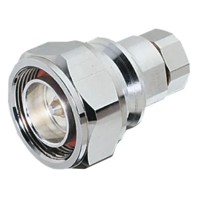 Conector Coaxial DIN 7/16 Macho / 50 Ohm / 0-7500 MHz / 1.0 kW @ 900 MHz / IMD -120 dBm / 884 Vrms