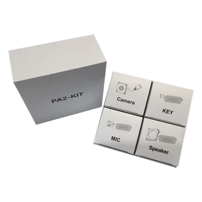 Kit de Accesorios para Intercomunicación / Cámara IP 720p HD / Micrófono Resistente al Agua / Parlante 5W / 8Ω / Botón de Llamada / Plug and Play