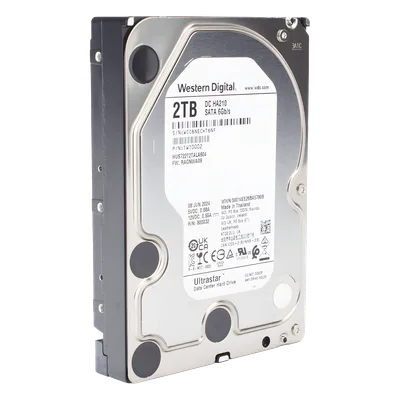 Disco Duro Enterprise 2 TB / Wester Digital (WD) / Serie Ultrastar / Recomendado para Data Center y NVRs de Alta Capacidad / Alto Performace