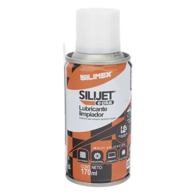 Limpiador Lubricante Dieléctrico / Fórmula de Silicona / 170 ml / Tubo Extensor / Protección hasta 50 °C