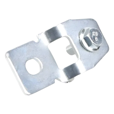 Pestañas Metálicas de Fijación / Chapa de Acero y Zinc 4 mm / Paquete de 4 Piezas / Montaje en Pared / Incluye Tornillos y Tuercas para Gabinete
