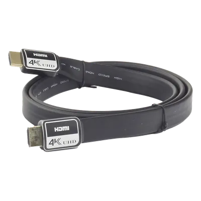 Cable HDMI Versión 2.0 Plano de 1 Metro (3.28 Pies) Optimizado para Resolución 4K Ultra HD