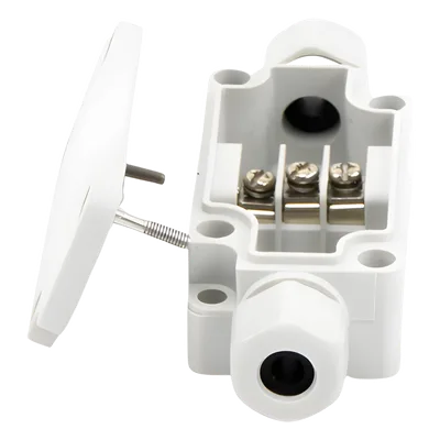 Caja de Conexión Exterior / IP66 / 3 Líneas / Terminales Tipo Herradura / Calibre 12-22 AWG / -40°C a +120°C