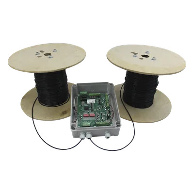 MICALERT Cable Sensor para Paredes, Rejas Rigidas o barandales / 2 zonas de 305 metros / 610 Metros de Protección Total