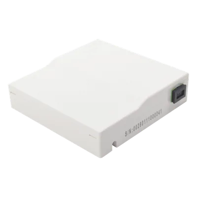 Caja Terminal de Fibra Óptica / Roseta Interior / Acoplador SC/APC / IP30 / 86 x 86 x 23 mm / Cable Drop hasta 4 mm
