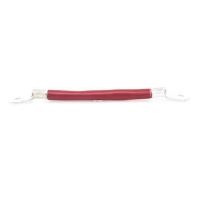 Cable Jumper para Baterías / 0.2 m (0.66 ft) / Calibre 2 AWG / Terminales de Ojo / Rojo / Conexión Serie o Paralelo