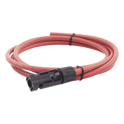 Cable Fotovoltaico / 1.5 m (4.9 ft) / Calibre 10 AWG / Terminal MC4-M / Rojo