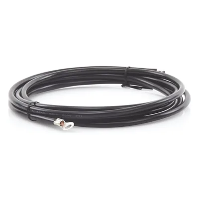 Cable para Controlador de Energía Solar / 3.0 m (9.84 ft) / 8 AWG / Terminal de Ojo / Negro