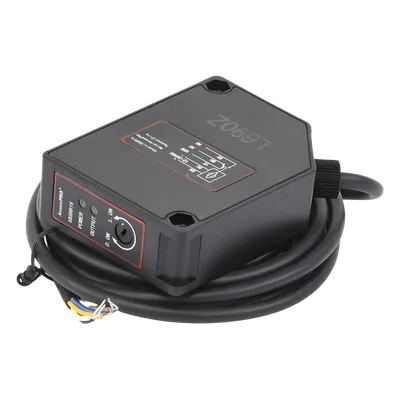 Detector Fotoeléctrico / Alcance 16 m (52.5 ft) / IP65 / Salida Relevador 30 VCC @ 1 A / Tiempo de Respuesta < 20 ms / LED de Alineación