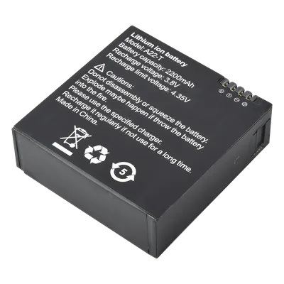 Batería de Respaldo / 3.8 VCC / 2200 mAh / Litio / 40 x 40 x 13 mm