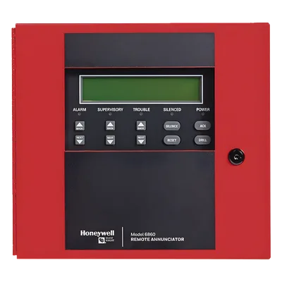 Anunciador Remoto / Pantalla 4x40 Caracteres / 4 Teclas Programables / Comunicación RS-485 / Gabinete con Cerradura