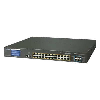 Switch Administrable L3 24 puertos 10/100/1000 Mbps c/Ultra PoE 400 Watts, 4 Puertos 10G SFP+