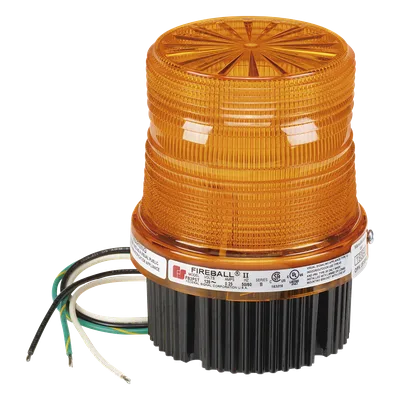 Luz estroboscópica de advertencia / UL cUL / 120 VCA / Ámbar / NEMA 4X IP66 IP67 IP69K / Montaje 1/2 NPT