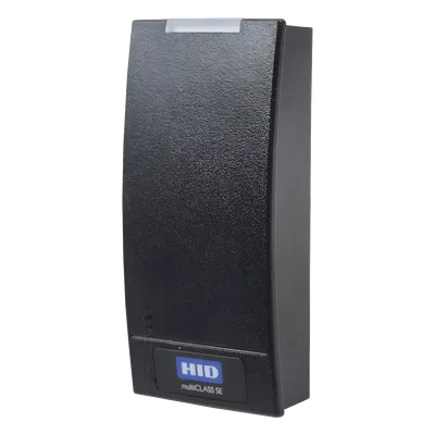 Lector de Acceso Multiformato / iCLASS SEOS / MIFARE Classic DESFire / NFC Móvil / Wiegand / 5-16 VDC / 4.8 x 10.3 x 2.3 cm