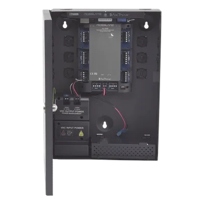 Controlador de Acceso IP / 2 Puertas Expandible a 4 / 20,000 Usuarios / 30,000 Eventos / TCP-IP / Gabinete con LED y Fuente