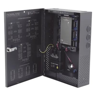 Controlador de Acceso IP / 2 Puertas Expandible a 4 / 20,000 Usuarios / 30,000 Eventos / TCP-IP / Gabinete con LED y Fuente