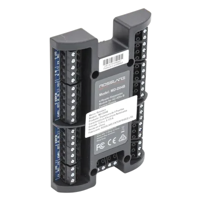 Módulo Expansor de Control de Acceso / 4 Puertos Wiegand / 4 Salidas Relé 5A NA/NC/COM / Comunicación Supervisada / 12 VCC / Diseño Compacto
