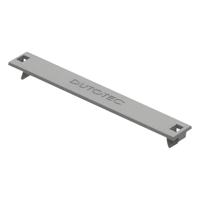 Remate de tapa / Canaleta DX10000 / ABS V0 / Blanco / -20°C a +80°C