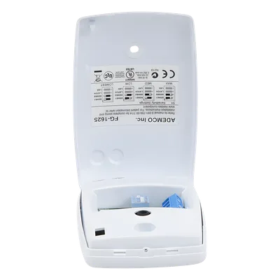 Detector de Rotura de Cristal / Alcance 7.6 m (25 ft) Omnidireccional / Sensibilidad 4 Niveles / UL y ULC