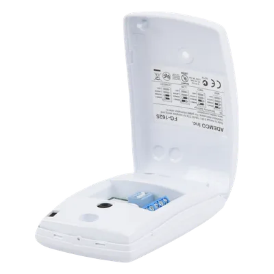 Detector de Rotura de Cristal / Alcance 7.6 m (25 ft) Omnidireccional / Sensibilidad 4 Niveles / UL y ULC