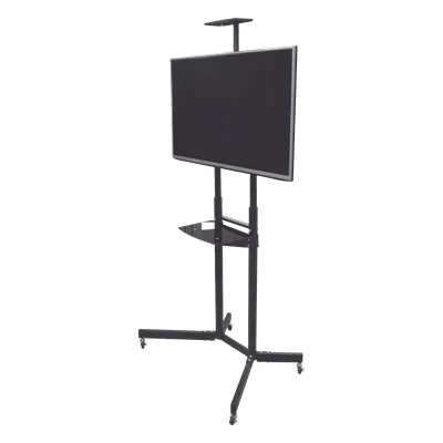 Soporte de Pantalla con Ruedas / Compatible con Monitores dee 32 "a 65" / Base para Colocar Accesorios Adicionales / Vesa 600 x 400