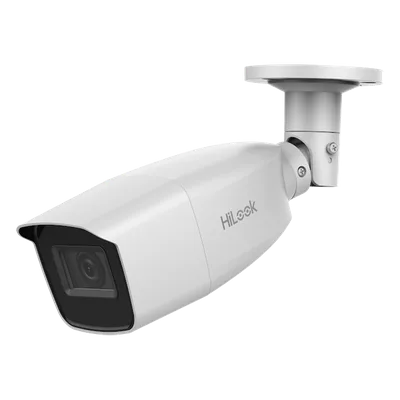 Cámara Bala TURBOHD / 2 Megapixel 1080p / Lente Varifocal 2.8-12 mm / IR EXIR 40 m (131.2 ft) / IP66 / Multiprotocolo TVI-AHD-CVI-CVBS / -40°C a 60°C
