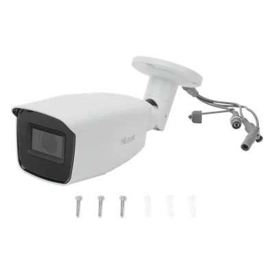 Cámara Bala TURBOHD / 2 Megapixel 1080p / Lente Varifocal 2.8-12 mm / IR EXIR 40 m (131.2 ft) / IP66 / Multiprotocolo TVI-AHD-CVI-CVBS / -40°C a 60°C