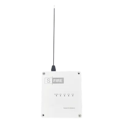 Receptor Inalámbrico / 2500 m (8202.1 ft) de Alcance / 4 Salidas de Relevador Tipo C / Frecuencia 433.92 MHz / Operación -20°C a +80°C
