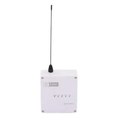Receptor Inalámbrico / 2500 m (8202.1 ft) de Alcance / 4 Salidas de Relevador Tipo C / Frecuencia 433.92 MHz / Operación -20°C a +80°C