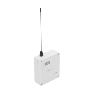 Receptor Inalámbrico / Alcance 2500 m (8202.1 ft) / 2 Salidas de Relevador Tipo C / Frecuencia 433.92 MHz / Contacto Seco para Panel de Alarma
