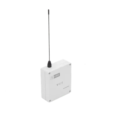 Receptor Inalámbrico / Alcance 2500 m (8202.1 ft) / 2 Salidas de Relevador Tipo C / Frecuencia 433.92 MHz / Contacto Seco para Panel de Alarma
