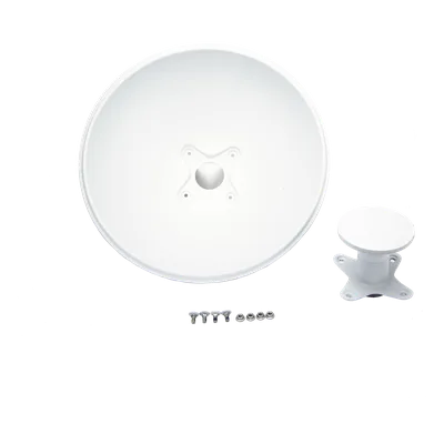 Antena Modular Dual Slant / Ganancia Ajustable 8-25 dBi / Frecuencia 4.9-6.4 GHz / Apertura 8° / Aluminio Fundido / 42.9 cm (16.9 in) Diámetro