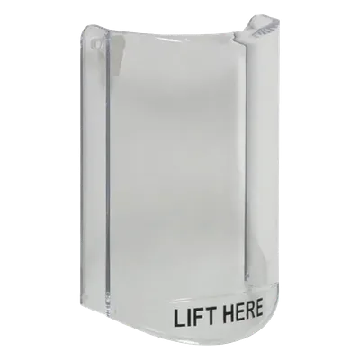 Cubierta Protectora / Policarbonato Superresistente / Sin Alarma / Montaje por Pestañas / 135x89x45 mm / -40 a 49°C