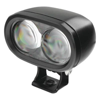 Luz LED de Advertencia Peatonal / Punto Azul Proyectado / 12-80 VCC / IP67 / Aluminio y Policarbonato / 4.7 x 4.1 x 2.6 in